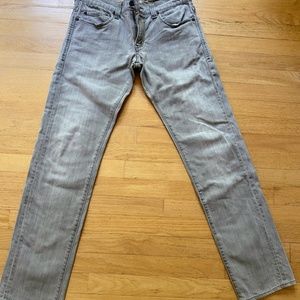 Levis Vintage Original  511 mens distressed grey jeans 32 x 32